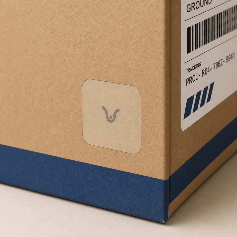 Detail of the conceptual trust point on the shipment