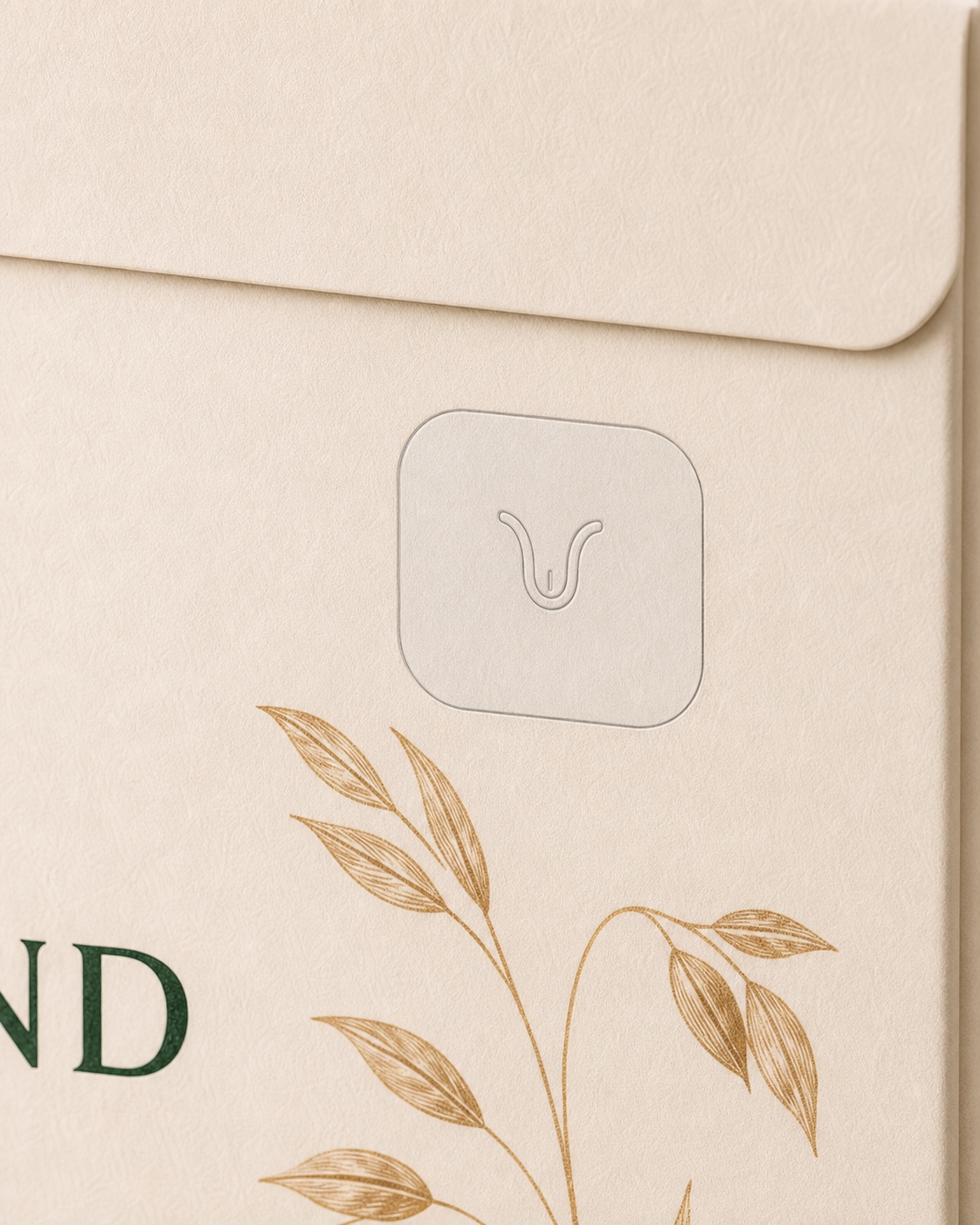 Presence Layer detail on a carton